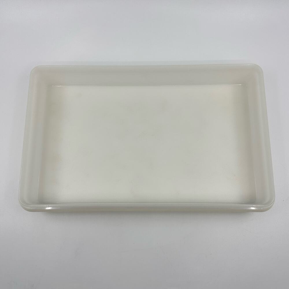 Tupperware Cheese & Cracker Container Rectangular Clear Set Kitchenware Storage - Picture 12 of 12